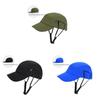 Summer Sun Protection Baseball Cap With Adjustable Chin Strap For Outdoor Cycling And Surfing