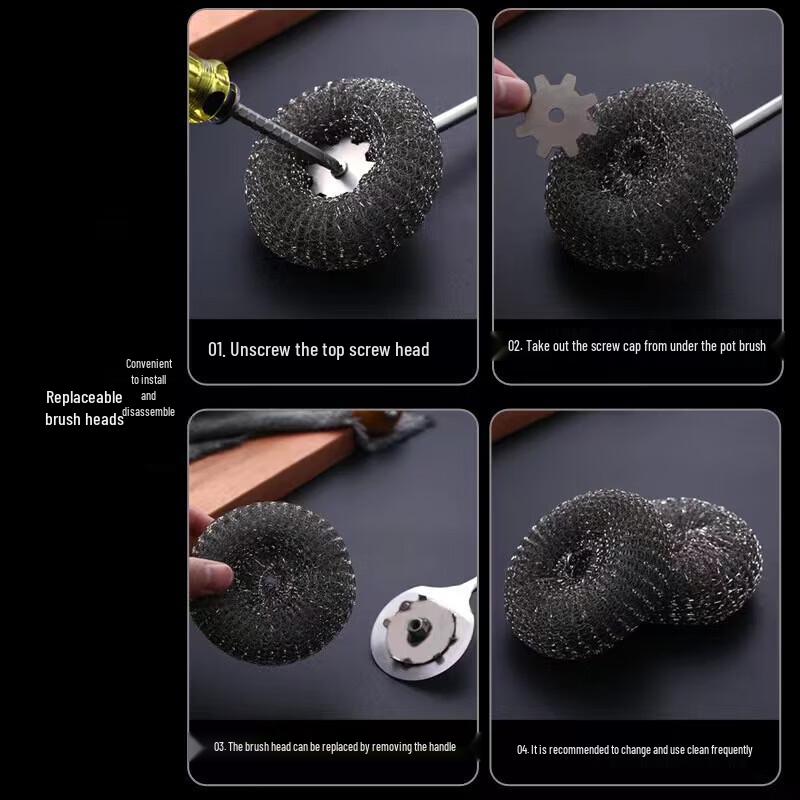 Xiyao 304 Stainless Steel Pot Cleaning Brush