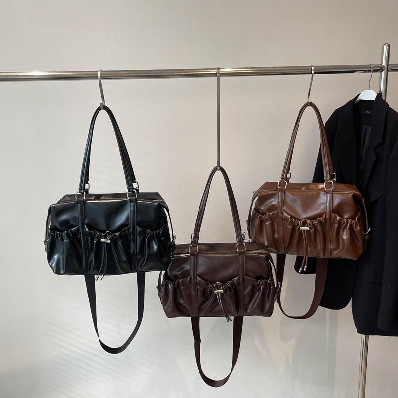 Women PU Leather Crossbody Shoulder Bag 2025 Winter Retro Underarm Bag Luxury Designer Female Brand Handbags and Purses