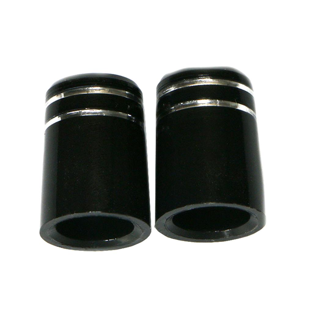 Schwarzes Kunststoff-Golfschlägerhülse-Kappen Ersatz-Golfschläger-Schaft Zubehör-Kit 19x13,6x9,5mm Tip-Größe 0,370 Golf-Kappen