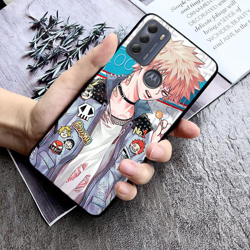 My Hero Academia Phone Case for Motorola Moto E32 E20 E40 G22 G52 G20 G30 G100 G60 G50 G10 GPure GStylus G9 One Action Macro