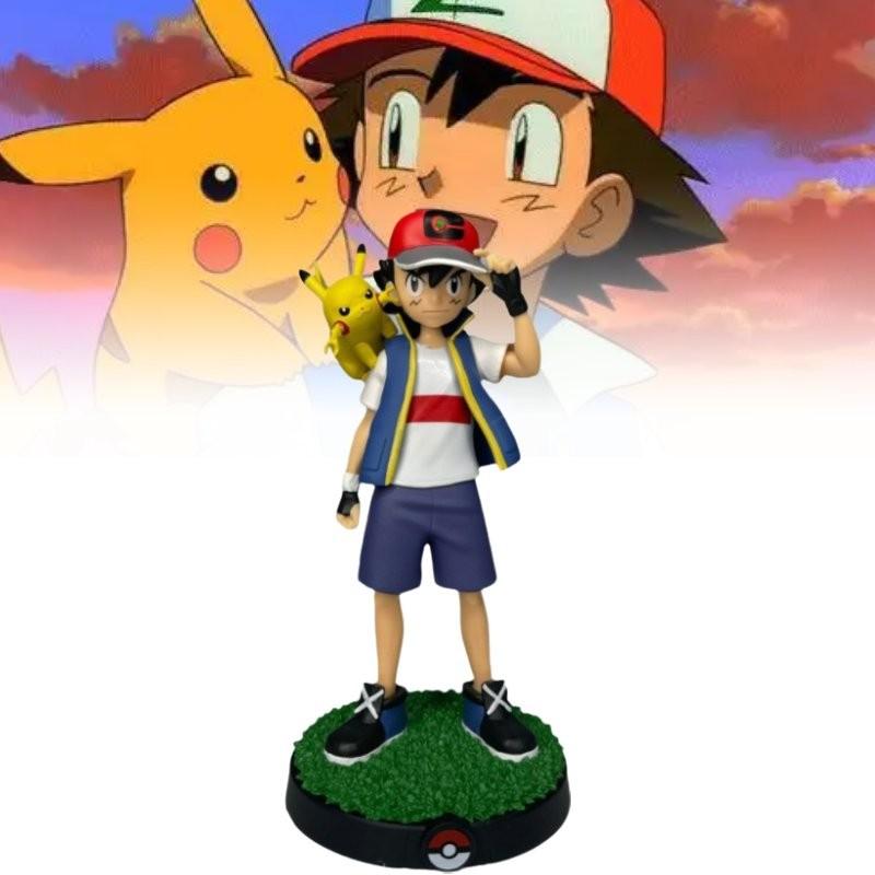 Ketchum Ash Pikachu Pvc Toy Model Desktop Decor Children Christmas Gift