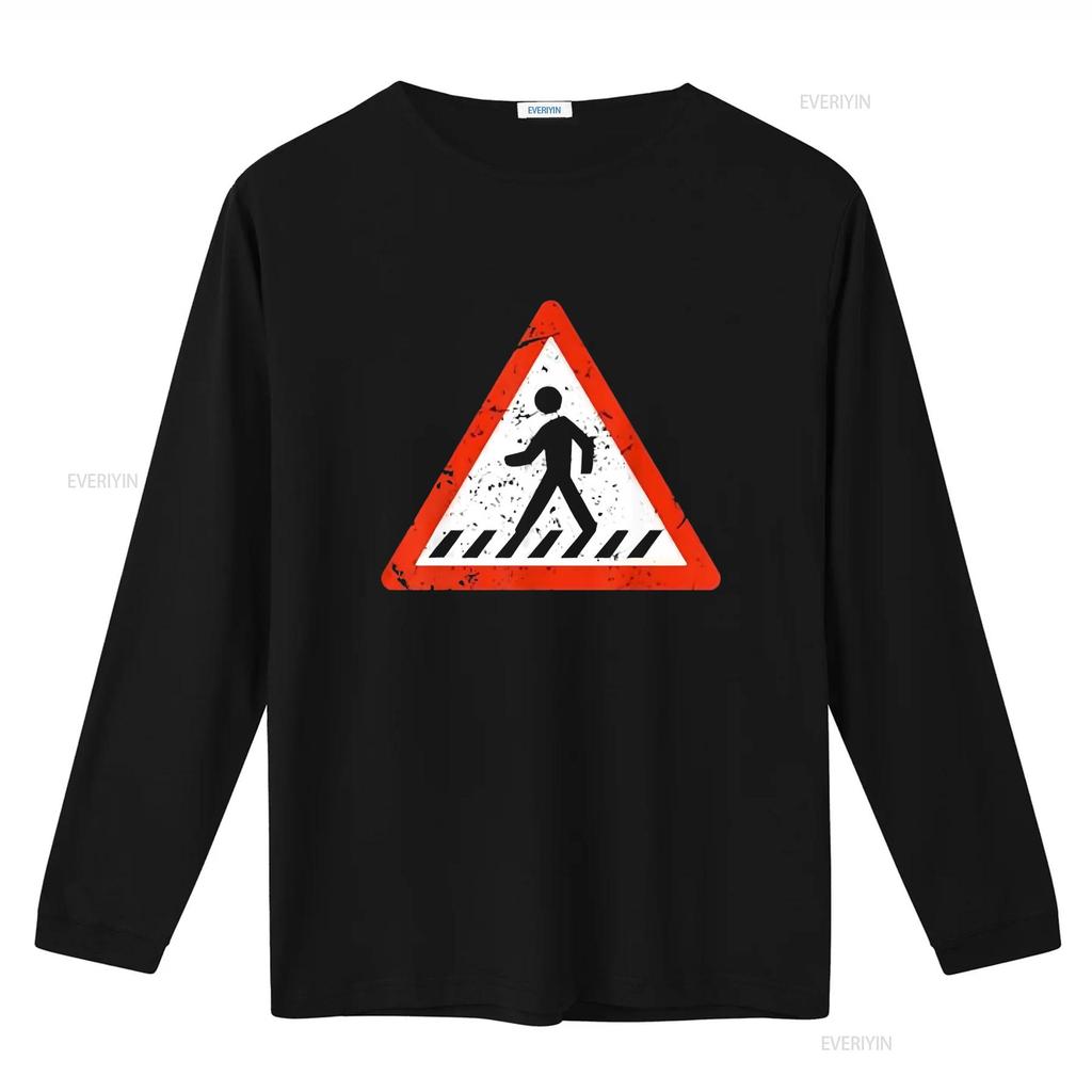 Road Signs Funny Traffic Halloween Costume Party T shirt vintage Washed Soft designer clothes Versatile Top For Everyday Wear