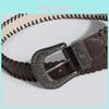 Vintage Leather Belt For Women With Irregular Buckle For Retro Style Accessories