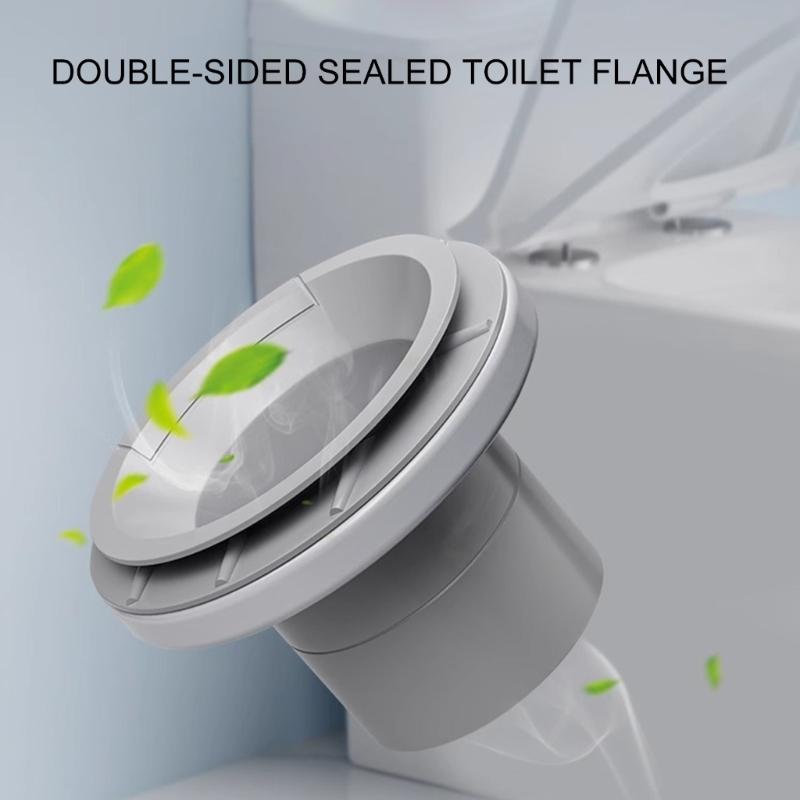 Anti Leak Toilet Base Seal ABS Toilet Flange Easy to Install Toilet Flange Gasket Long Service Toilet Gasket for Home