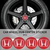 ujhqr5 4pcs 56MM Emblem Car Wheel Center Cap Hub Covers Badge For Honda Odyssey Spirior CR-V Civic HR-V City Accord Fit Pilot