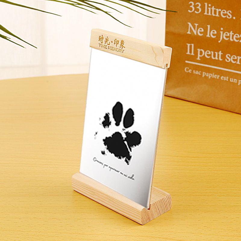 Pet Paw Print Memorial Tabletop Decoration for Cats and Dogs