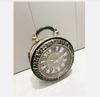 Luxury Designer Purses and Handbags Shoulder Bags funny clock-shaped bag funny Women's round bag pu leather Woman's bag