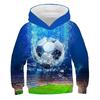Boys Kids Winter 2023 Autumn Hoodie Long Sleeve 3d Print Football Girls Leisure Sweatshirt Daily Active Fashion Streetwear Sports