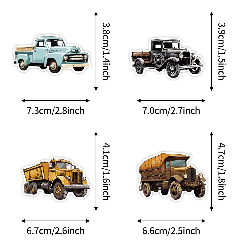 50/100 Sheets of Vehicle Stickers: Waterproof Decals for Phones, Water Bottles, and Children's Scrapbooks