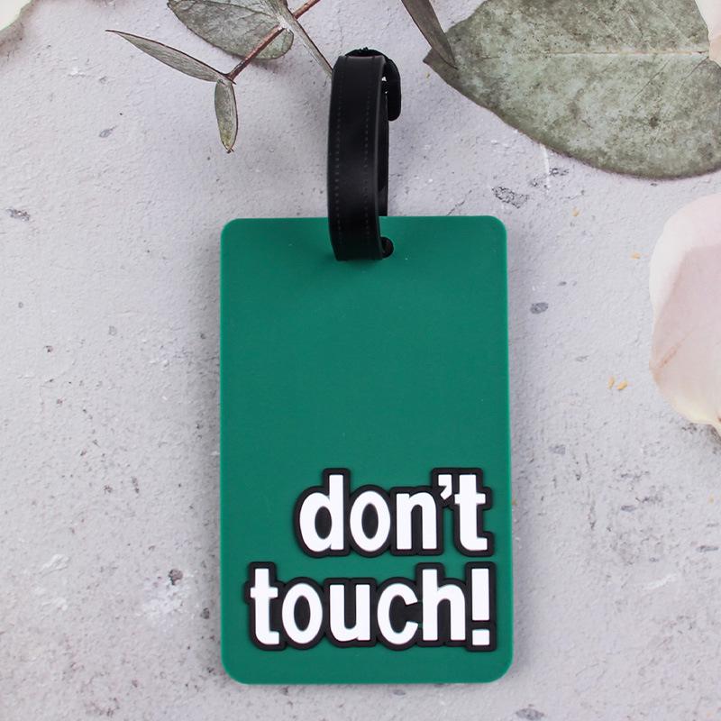 Creative Soft PVC Cartoon Airplane Luggage Tag – Anti-Lost Suitcase Hanger