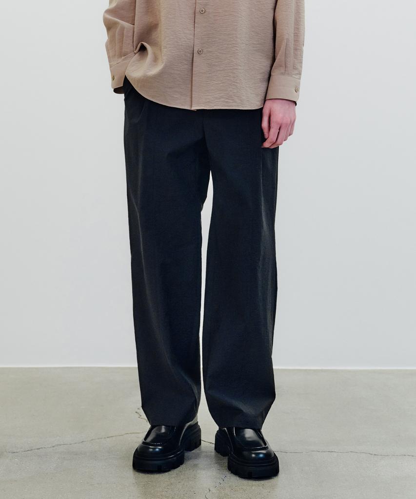 MINDBRIDGE [Couture] Semi-Wide Cut-Out Full Elastic Waist Pants Mypt3172