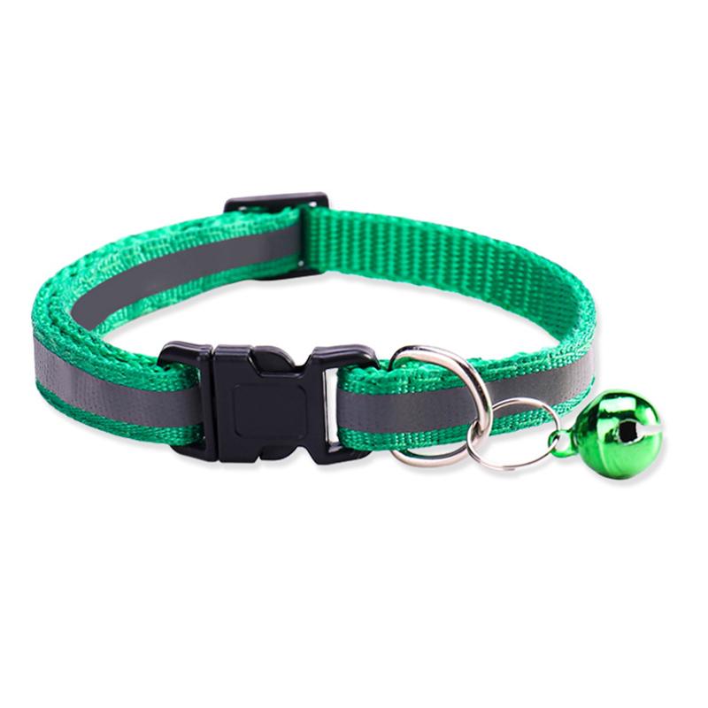 Cat Collar Kitten Reflective Collar Bell Dog Kitten Chihuahua Adjustable Small Dog Collar Pet Product