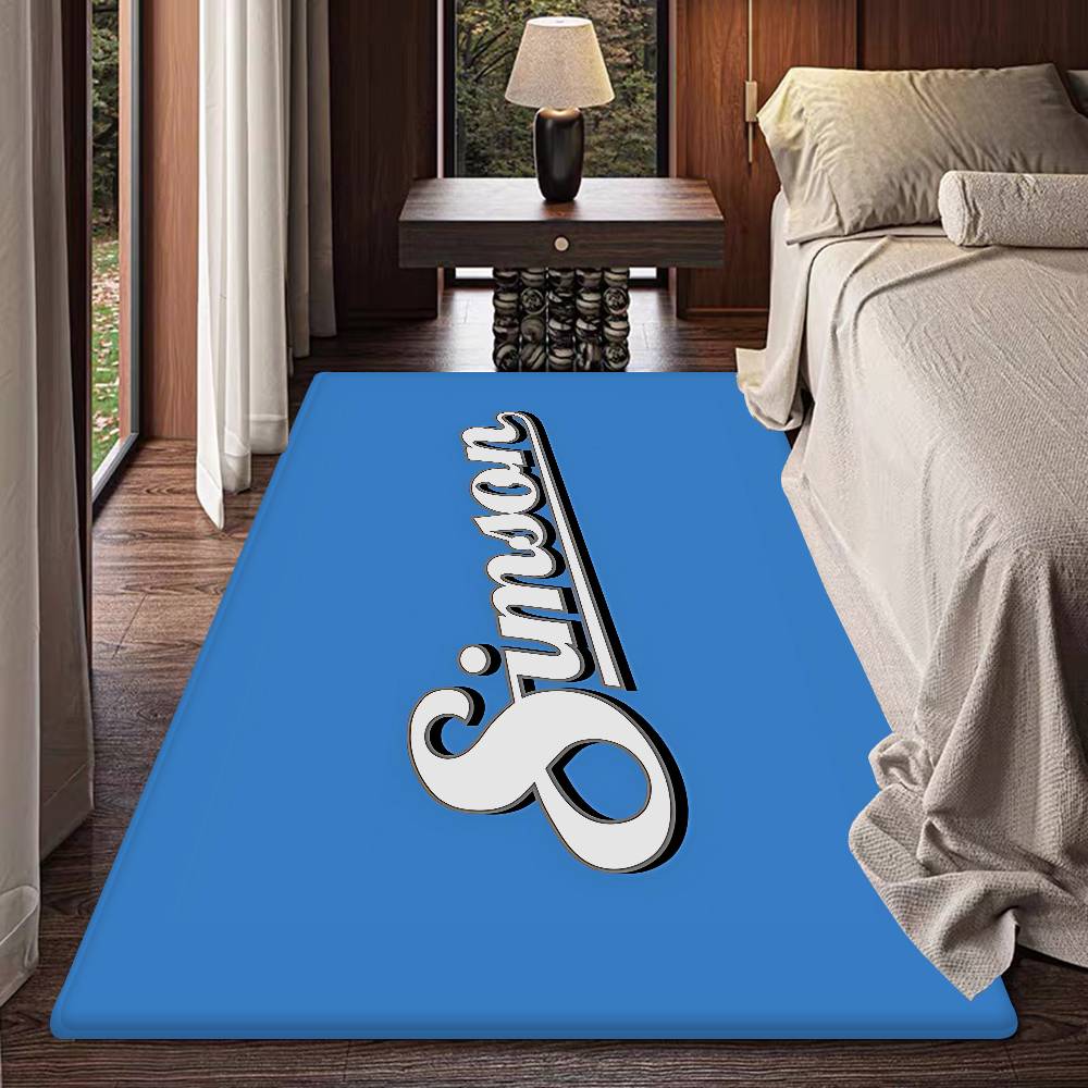 S-SimsonS LOGO Bath Mat Kids Room Bedroom Decoration Balcony Anti-Slip Doormat Living Room Alfombra