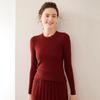 Women's Slim Fit 18-Gauge Cashmere Knit Base Layer Top