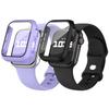 Glas+Gehäuse+Armband Für Uhrenarmband 44mm 41mm 45mm 40mm 38mm 42mm Silikonarmband iWatch Serie 9 8 3 4 5 6 SE 7 Armbänder