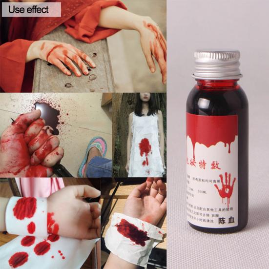 30ml Ultra Realistisch Nepbloed Halloween Feest Decor Menselijke Vampier Simulatie
