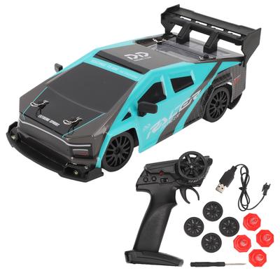 RC Drift Car Miniature Remote Control Racing Car 1:24 Scale Rechargeable RC Drift Racing Car Toy Wit