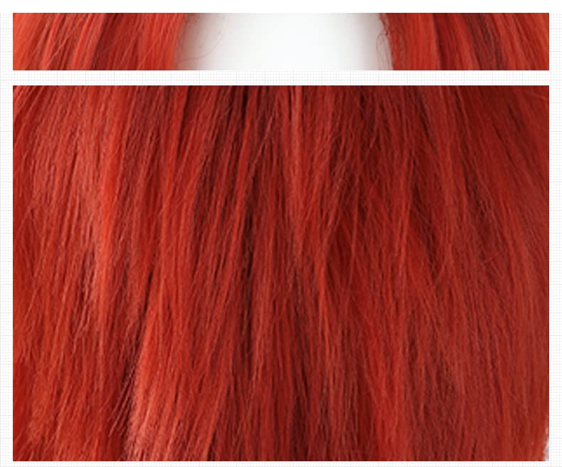 One Piece Shanks Win Red Heat-Resistant Cosplay Wig (A)