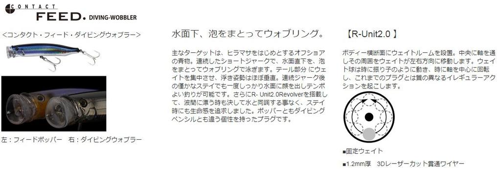 TackleHouse Popper Contact Feed Diving NR CFDW175 Wobbler, 175mm, 83g, Clear, #NR5,