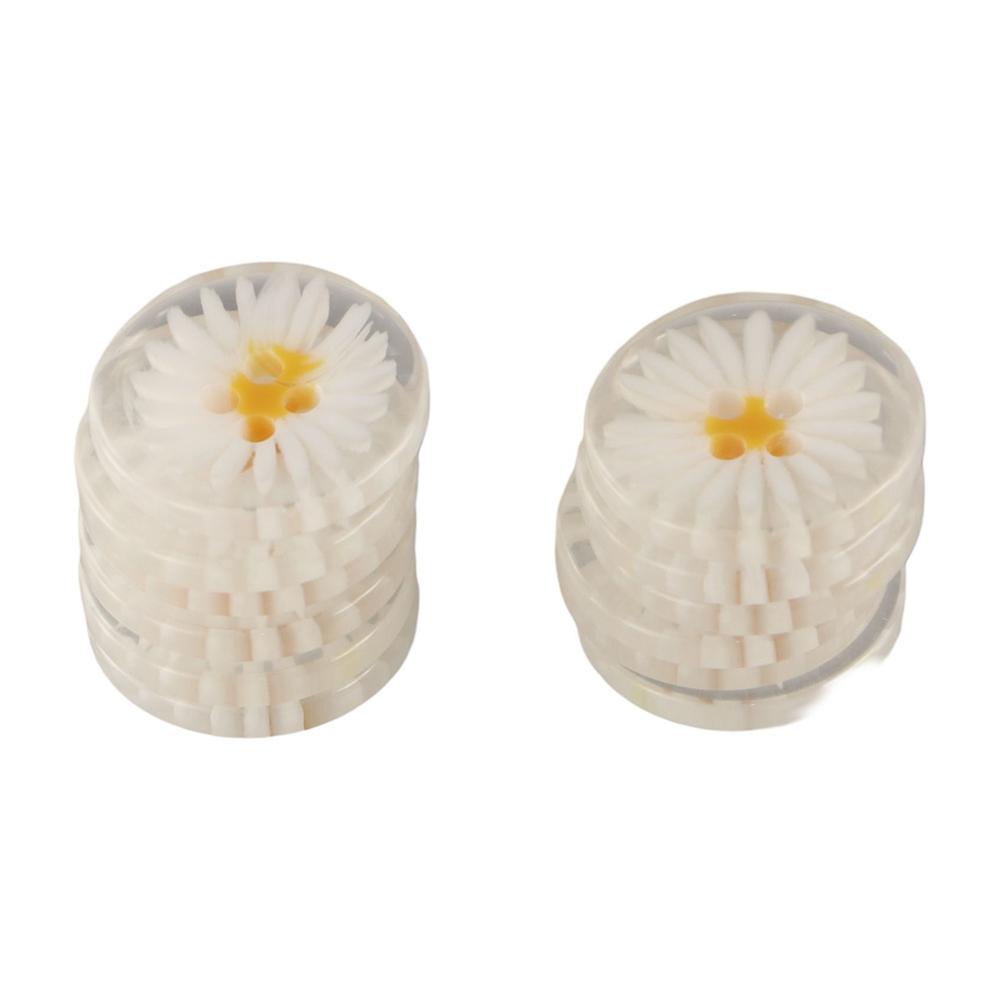 50PCS 2 Holes Daisy Buttons Round Sewing Button Sweater Clothing Button  Clothing Sewing