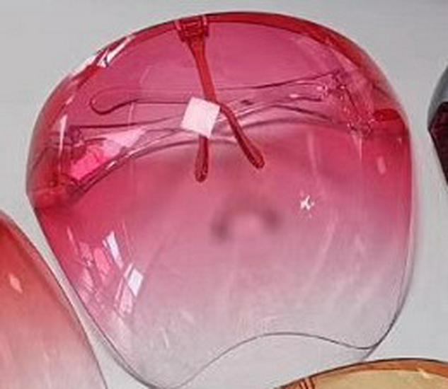 Clear Full-Protection Face Mask with Anti-Droplet, Anti-Fog, Windproof, Dustproof, and Oil Fume Resistant Features