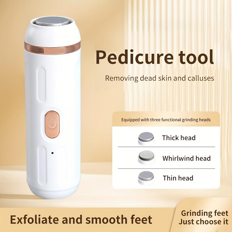 1PC Electric Foot Grinder Household Rechargeable Foot Grinder Dead Skin Removal Callus Pedicure Portable External Pedicure Machine