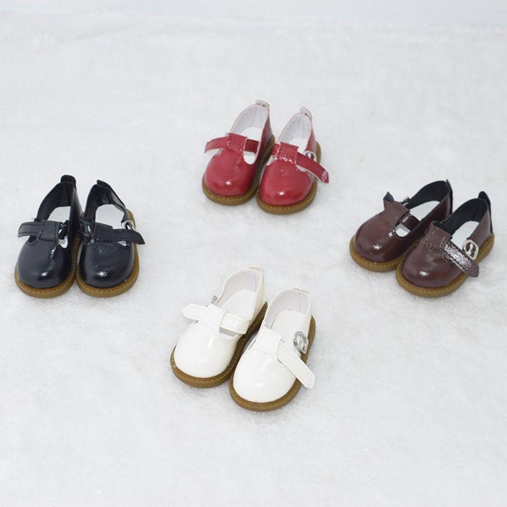 Czarne Brązowe Buty 1/4 BJD Casualowe Noszenie Buty dla Lalki Skórzane Buty dla Lalki Akcesoria dla Lalki