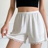 Pantaloncini di Sicurezza da Donna Senza Cuciture con Bordino in Pizzo Anti-Esposizione – Lunghezza Tre Quarti, Non Si Arrotolano, Sottile Seta di Ghiaccio per l'Estate, Ideali per le Gonne.