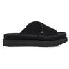 UGG Goldenstar Cross Slide Black Women's 1137910-BLK