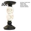 Dark Academia Home Decor Halloween Candlestick Holder Decoration, Gothic Raven Skull Candle Holder, Table Decoration Spooky Taper Stand for