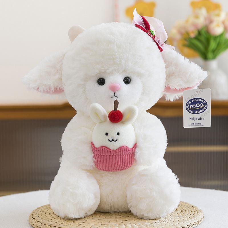 Cozy Lamb Plush Toy - Adorable Sheep Doll for Children's Day Gift