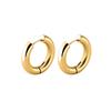 Classic Minimalist Stainless Steel Chunky Hoop Earrings Gold Color R Tone Color Huggie Circle Ear Women Rings Jewelry AccessoriesClassic Jewelry