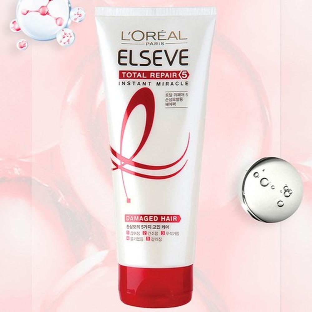 LOREAL PARiS Tratamento Capilar Reparador Total 5 – Fortalecimento Capilar, Reparação de Danos, Coreano