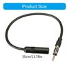 Car Radio Antenna Extension Wire Cord Cable 35cm Male Female Better Signal Quality For Outdoor Enthusiasts
