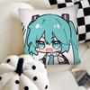 CuteMMikukawaii Pillow Case Fashion Square Pillowcase Bedroom Sofa Room Ins Decoration Leisure