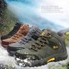 Men Boots Fashion Casual High-Top Boots Winter Plush Warm Cotton Shoes Waterproof Snow Boots Outdoor Non Slip Hiking Shoes Botas