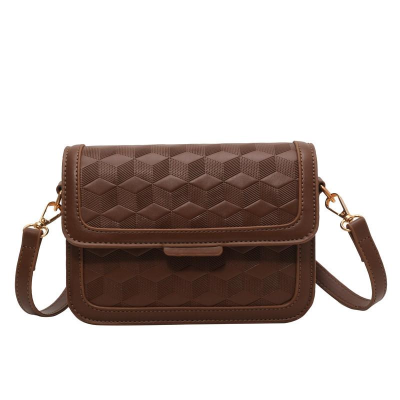 Stylish Small Square Bag For Women 2023 New High-quality Crossbody Bag In Black