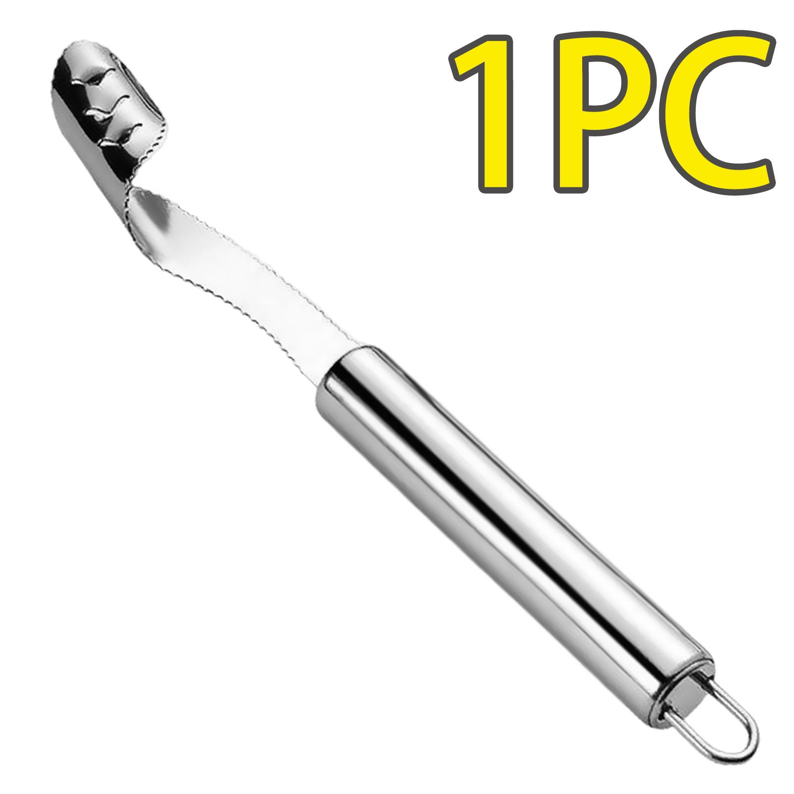 

1-3PCS Stainless Steel Chili Pepper Core Remover Seed Remover Seed Digger Sharpen Serrated Slice Kitchen Tools Accessories светло-серый