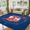 Sydney Roosters Design Crystal Velvet Rug Soft Decorative Mat for Bedroom Entrance