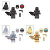Superhero Series Thermos Black And White Batman Assembly Building Block Toys Diy Educational Game