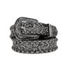 New Decadent and Trendy Millennial Girl, Retro Aged Rivet Embossed Belt, Central Asian Pin Buckle Belt for Women