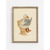Cute Animal Bubble Bath Wall Art Cute Bathroom Animal Poster Kids Funny Toilet Paper Canvas Print for Nursery Home Decor Gifts