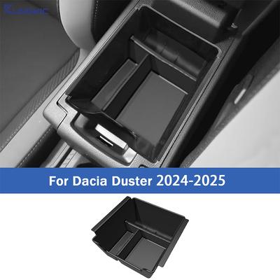 For Dacia Duster 3 2024 2025 2026 Car Center Console Armrest Storage Organizer Box Auto Dacia Duster 3 2025 Accessories