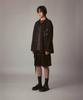 Kodeu Decorative Button Zipper Shirt_Bk