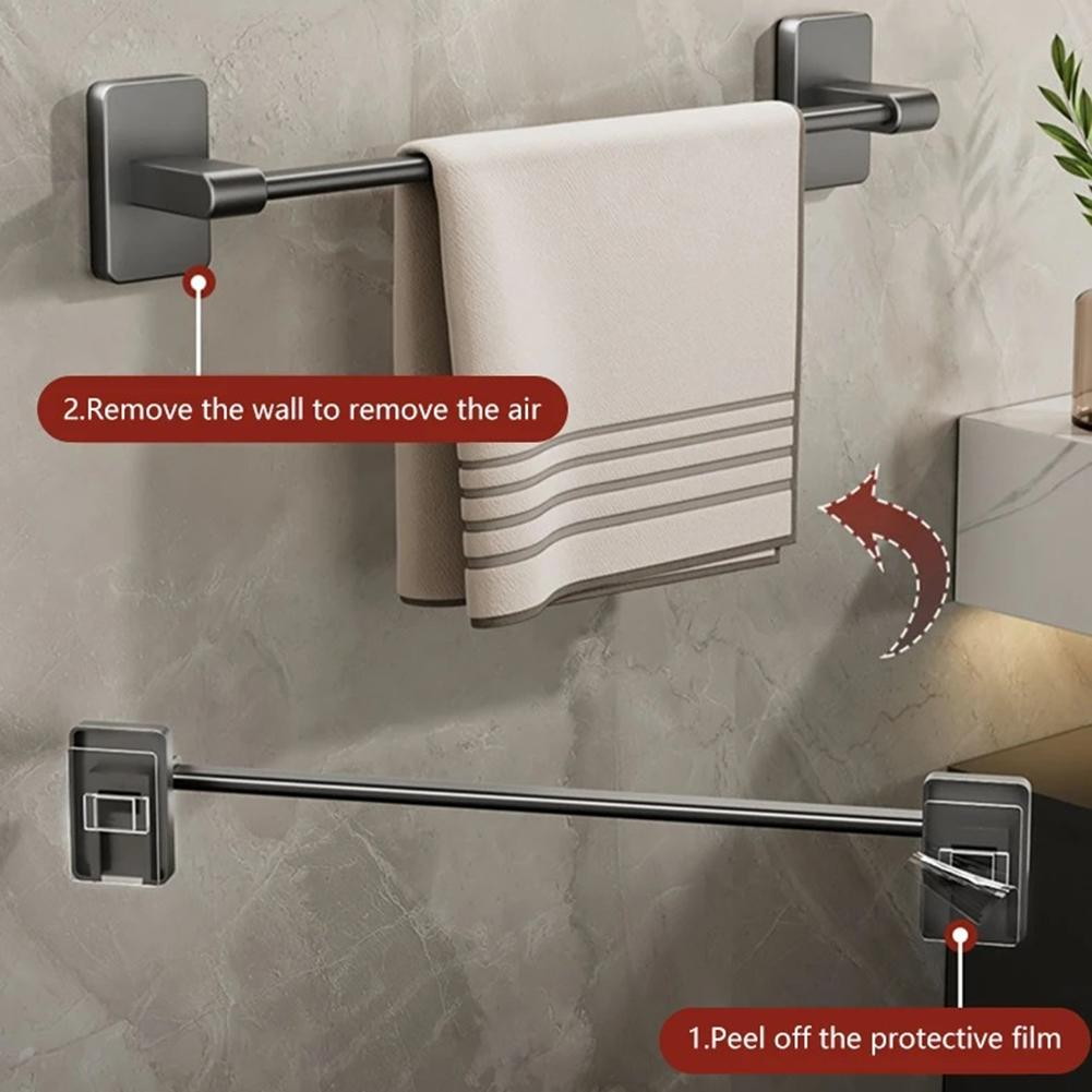Bathroom Storage Rack Towel Rack High Quality Aluminum Light Brightness