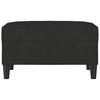Footstool Black 70x55x41 Cm Fabric