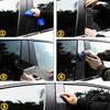 6pc Black Pillar Posts Set Door Trim Piano Cover Kit For Dodge Charger 2011-