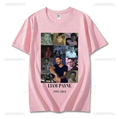 Rip Liam Payne Shirt One Direction T-shirts ter nagedachtenis aan Liam Payne T-shirt Reünie Eerbetoon Korte Mouw Unisex katoenen T-shirt