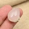 Beautiful Rose Quartz Gemstone Handmade 925 Sterling Silver Ring Jewelry
